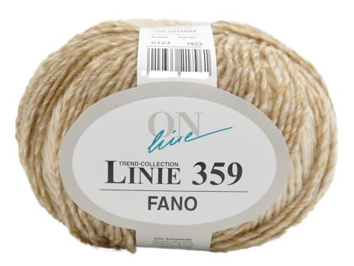 Online Linie 359 Fano, Dicke Wolle mit Farbverlauf zum Stricken und Häkeln, Häkelwolle Farbverlaufswolle 150g, Nadelstärke 7 bis 8 mm (124) von Online Garne