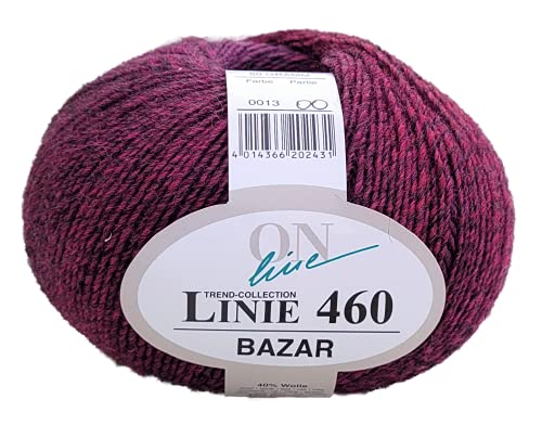 Online Linie 460 Bazar | Lacewolle mit dezentem Degradé Farbverlauf | Wolle zum Stricken oder Häkeln | 50g ~ 300m (13) von Online Garne