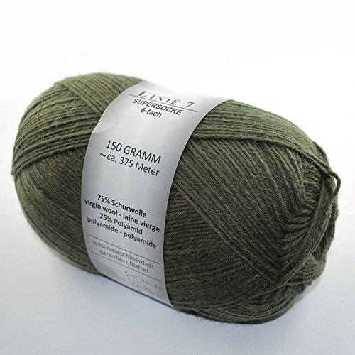 ONline Linie 7 Supersocke 6-fach 0015 150g Sockenwolle von Online