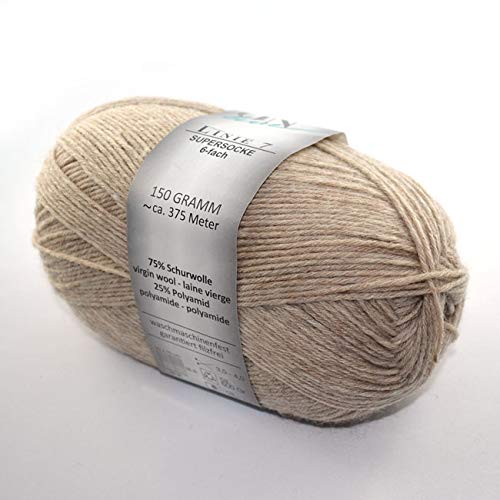 ONline Linie 7 Supersocke 6-fach 0101 150g Sockenwolle von Online