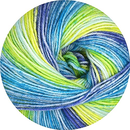 Online Linie 12 Street Design Color 127, weiche Merinowolle mit Farbverlauf zum Stricken oder Häkeln (Merino extrafein superwash), auch als Sockenwolle geeignet von Online