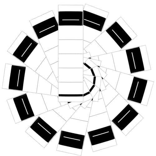 Onperpoe 100 Stück Ordnerrücken Selbstklebend Breit Ordnerrücken Aufkleber für Breite Ordner Weiß Ordner Rückenschilder Selbstklebend Ordner Etiketten 5,4 * 19cm für 8 cm Breit Ordner von Onperpoe