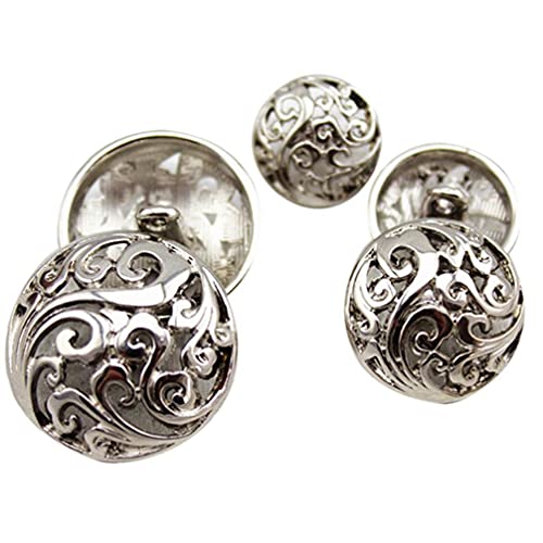 Onsinic 10 Stück Hohlmetallknopf-Anzug Button Sets Nähen Knopf Für Blazer Anzüge Mantel Uniform von Onsinic