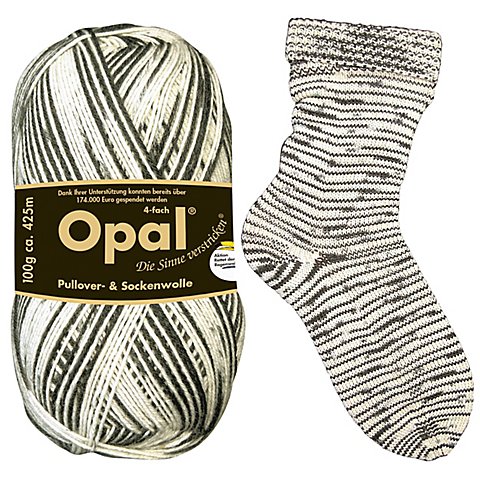 Opal Sockenwolle "Regenwald–Zebra" von Opal