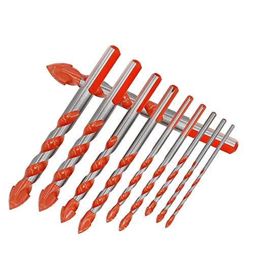 Opaltool 10pcs Multifunktionale Bohrer Set Triangular-overlord Handle Multifunctional Drill Bits Triangular-overlord-griff Multifunktionale Bohrer von Opaltool