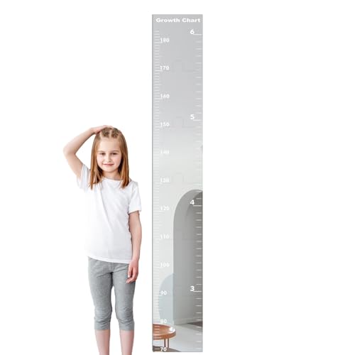 Growth Chart Mirrors für Wand, Spiegel Wachstumstabelle Messlatte für Kinder Puzzle Wachstumstabellen Spiegel, Messlatte Kinder – Growthchart Spiegel Wand, Kinderzimmer Deko und Babyzimmer Deko von Opdestn