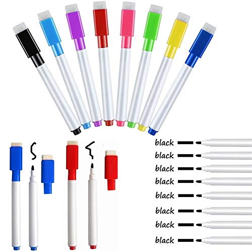 Rysmliuhan Shop Boardmarker Abwischbar Whiteboard Marker Board Marker Trocken Wischen Marker Whiteboard Marker Stift Trocken Wischen Marker Stifte mix8pcs von Openg