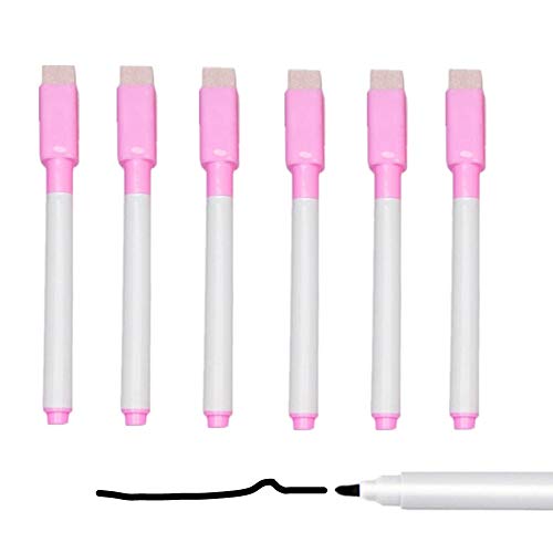 Rysmliuhan Shop Boardmarker Abwischbar Whiteboard Marker Board Marker Trocken Wischen Marker Whiteboard Marker Stift Trocken Wischen Marker Stifte pink6pcs von Openg