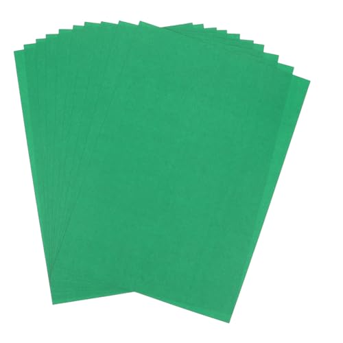 10st Grüner Karton Buntes Druckerpapier Buntes Tonpapier Buntes Papier Handwerksbedarf Kartonpapier Farbiger Karton Scrapbook-papier Tonpapier in Neutralen Farben Papierfarbe Green Operitacx von Operitacx