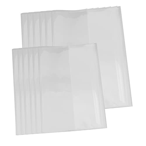 20St Verpackungsfolie für Lehrbücher Buchumschläge Klarer Buchdeckelschutz transparentes Buch Film Schrottbuch Büchertasche buchschutzfolie klare Buchdeckel Schulbuchcover Plastik Operitacx von Operitacx