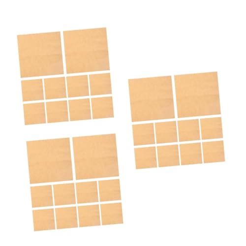 3 Sätze Tonpapier Schwarzer Plakatkarton Kraftpapier Papiereinlagen Für Lebensmittelkörbe Wiederverwendbare Essenskörbe Sandwich-wraps Sandwich-wrapper Zellstoff Beige 20 Stück * 3 Operitacx von Operitacx