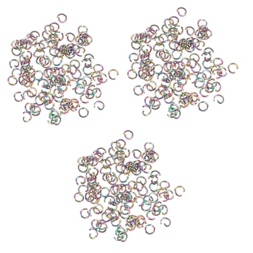 3 Sätze Verbindungsring Schlüsselringe Biegering Für Diy Sprungring Selber Machen Sprungring-öffner-werkzeug Schließe Haken Springen Schmuckzubehör Rostfreier Stahl 100 Stück * 3 Operitacx von Operitacx