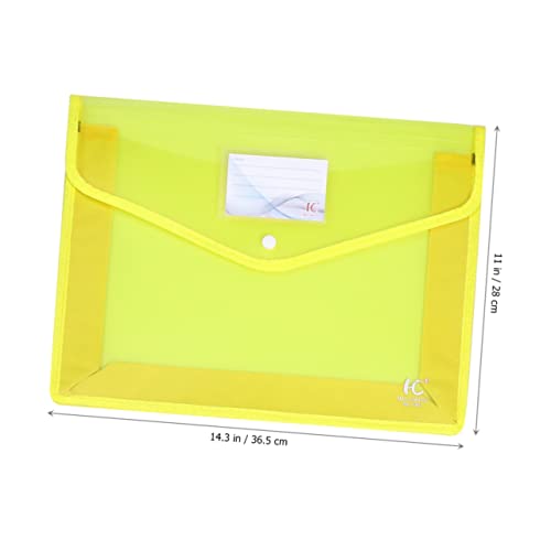 3St Wasserdichte Aktentasche Unterlagen Schreibtisch-Organizer Dokumente Ordner mit Deckel storage bag dokumentenmappe briefumschläge Dokumentenorganisator Umschlag-Organizer PVC Operitacx von Operitacx