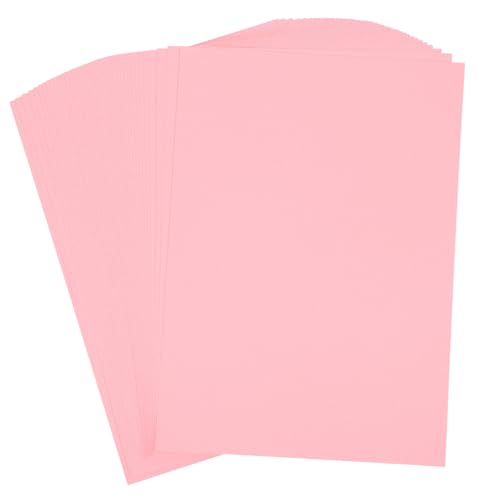 80 Blatt Papierstau Scrapbooking kraftpapier schnitt buch kreativpapier scrabook Decoupage Paper Kopierpapier für Drucker Bastelpapier selber machen quadratisches Bastelpapier Rosa Operitacx von Operitacx