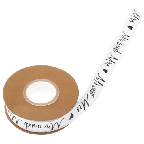 Hochzeitsband graceling anhänger spriegel geschenkband pendant geschenkeband wedding decoration trimmen funkeln Schleife Zeremonie Fleck Buchstabenbänder aus Baumwolle Operitacx von Operitacx