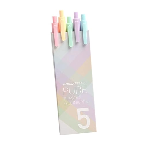 Operitacx 1 Gel Stift kugelschreiber gelstifte grusskarte kugleschreiber Unterschriftsstift mahlen farbige Stifte Neuheit Stifte für Pastell Tinte Schreibwaren Stift Student Gelstift Plastik von Operitacx