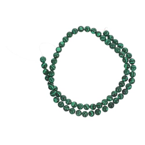 Operitacx 1 Lose Perlen in Malachitgrün Perlentabletts für die Schmuckherstellung Edelsteine natursteinperlen gemstone beads Lose Perlen zum Basteln Armband, das lose Perlen herstellt Green von Operitacx