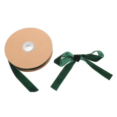 Operitacx 1 Rolle Beflockungsband Packband Vorhanden Bänder Partyverpackungsband Geschenkband Für Die Party Party-verpackungsband Band Zum Basteln Partyband Heimgeschenkband Nylon Green von Operitacx