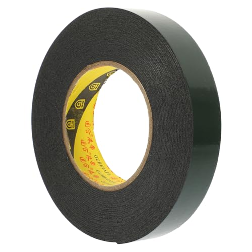 Operitacx 1 Rolle Doppelseitiges Schaumstoff-montageband Streifen Vinyl Klebeband Maskierung Washi-tape-masse Klebrig Papier Abdichten Grafikband Rand Pads Black Öliger Acrylkleber von Operitacx