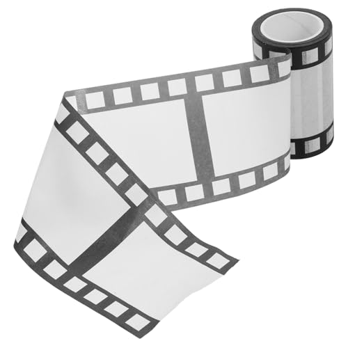 Operitacx 1 Rolle Filmband Aufkleber Aus Papierband Scrapbook-klebeband Selber Machen Filmstreifenaufkleber Filmstreifen-dekorationsband Filmparty-dekoration Washi Weihnachten Karte Kind von Operitacx