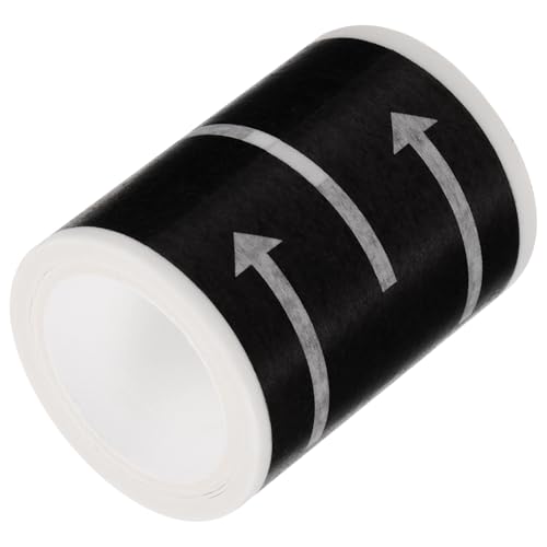 Operitacx 1 Rolle Grenzaufkleber Vergrößerung Papier Klebeband Wettrennen Puzzle the washi tape wandverkleidung Straßenaufkleber selber machen Eisenbahn-Washi-Tape Aufkleber aus Papier Black von Operitacx