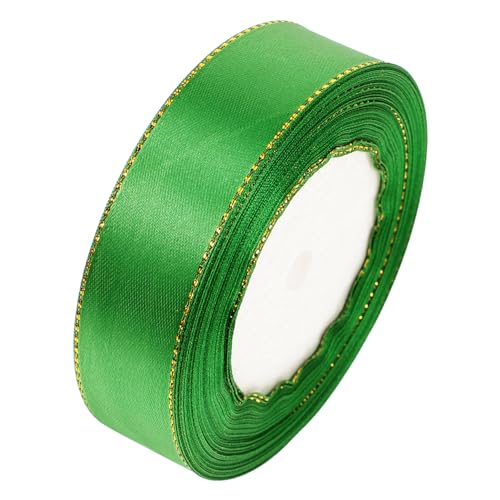 Operitacx 1 Rolle Multifunktions-Paketband Weihnachtsband Fleckband Gold Bogen rotes Band seidenband ribbon blumenkranz Festival-Handwerksband Vorräte einpacken Stoff Light Green von Operitacx