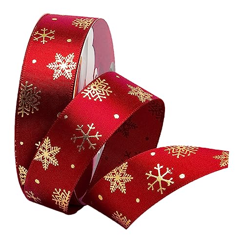 Operitacx 1 Rolle Polyester Heißprägeband Geschenkband Für Weihnachtsdekoration Geschenkverpackung Bastelprojekte Hochwertiges Seil Für Kreative Ideen Und Geschenkboxen von Operitacx