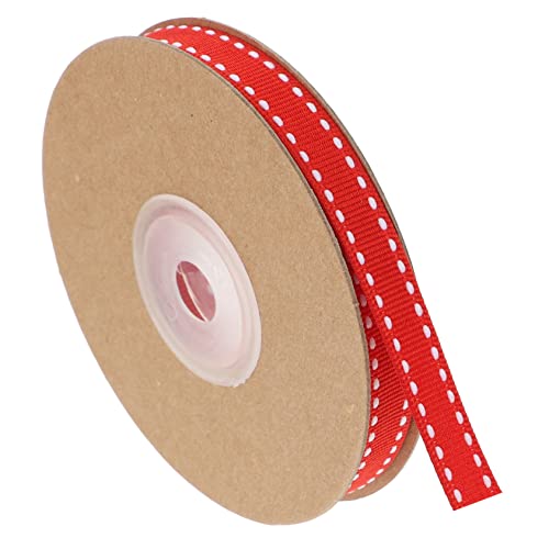 Operitacx 1 Rolle Schleife seidenband ribbon ripsband haarklauenclips Geschenkverpackungsband Band für kräuselndes rotes Band Baumband Partygebrauchsband dünnes rotes Band Polyester von Operitacx