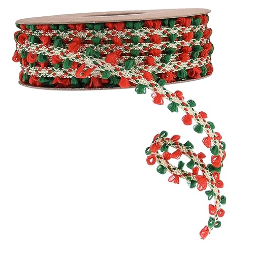 Operitacx 1 Rolle kreative Bänder Fransenbesatz mit Quaste Geschenkbänder für Weihnachtsdekoration Gardinenleiste Schleife seidenband ribbon Geschenkband Verpackungsband Polyester von Operitacx