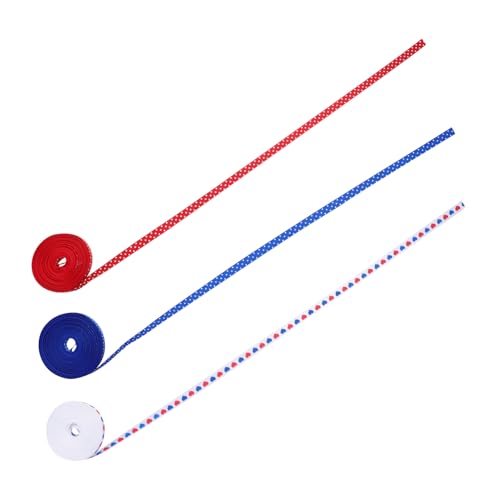Operitacx 1 Satz Band Zum Unabhängigkeitstag Weißes Band Grünes Chiffonband Kettenbesatz Schleife Sackleinen Grünes Band Stoffbänder Rotes Band Gold Blaues Band Satinband Polyester 3st von Operitacx