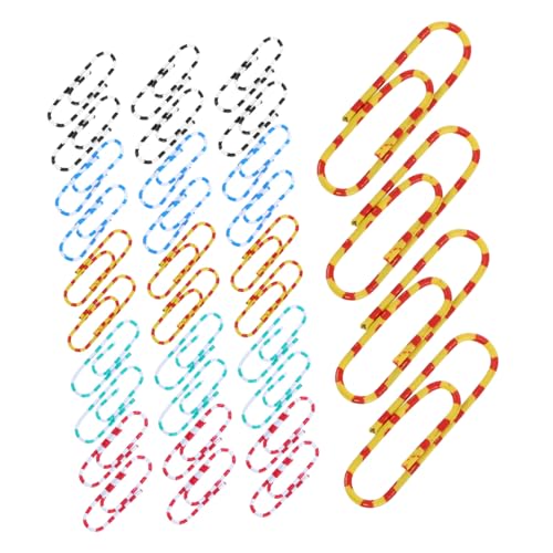 Operitacx 1 Satz Büroklammer Markierungsclip Kleine Für Papier Multifunktionaler Malclip Praktische Heftklammern Metallklammern Für Papier Kleine Heftklammern Bindestift Stahl 100st von Operitacx