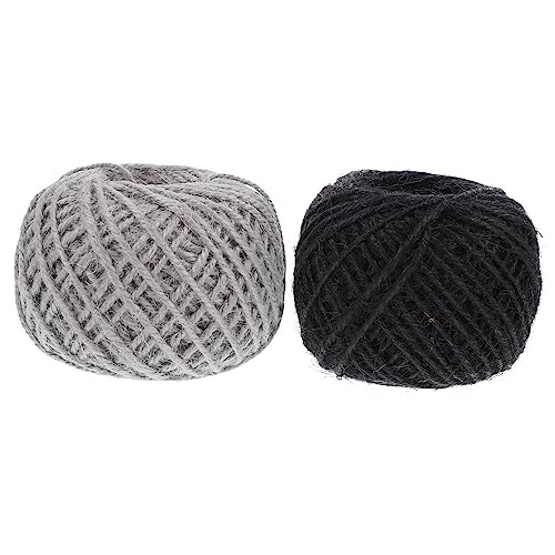 Operitacx 1 Satz DIY Bastel Jute Schnur Natürliche Hanfschnur Für Kreative Verpackungen Handwerk Dekoration DIY Projekte Schwarz 2rollen Operitacx 1 Satz DIY Bastel Jute Schnur Natürliche Hanfschnur Für Kreative Verpackungen Handwerk Dekoration DIY Projekte Schwarz 2rollen von Operitacx