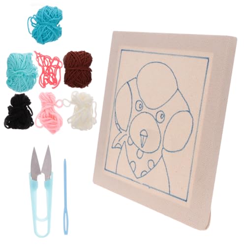 Operitacx 1 Satz DIY-Zubehör handgefertigte Stickmaterialien Stickerei-Kits Starter-Kit für Handstickerei Stickset für Kinder embroidery kit wandverkleidung Stickereizubehör Stickwerkzeuge von Operitacx