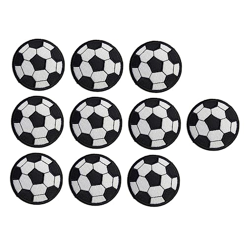 Operitacx 1 Satz Gestickte Fußball-stoff Aufkleber Hose Lustige Patches Diy Gurtband Buchstaben Aus Stoff Gewebte Strasssteine Kleidungsflicken Handwerk Patches Hutflecken Polyester 20st von Operitacx