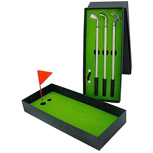 Operitacx 1 Satz Golfstift Golfgeschenke schreibkladde Golf-Schreibset golfzubehör Golf-Schreibzeug Mini-Clubs-Stift Kugelschreiber Minigolf Desktop-Golfspielzeug Aluminiumlegierung von Operitacx