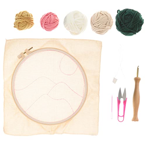 Operitacx 1 Satz Kreuzstiche für Kinder Stickerei-Kits nähen stickarbeit Kinderhandwerkzeug embroidery set Embroidery beginner kit handgefertigtes Handarbeitswerkzeug Kreuzstiche nähen Wolle von Operitacx