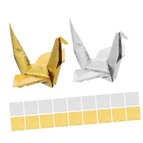 Operitacx 1 Satz Origami Bastelideen Bastelmaterial Metallisches Papier Faltpapier Geschenkverpackung Papier Glanzpapier Zum Basteln Schokoladenfolienverpackung Buntes Bastelpapier 200 Blatt von Operitacx