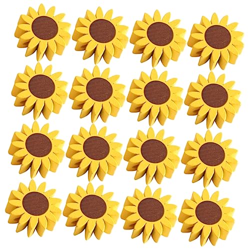 Operitacx 1 Satz Sonnenblumen Holzperlen DIY Perlen Abgestufte Tablett Perlen Sonnenblumen Perlen Für Schmuck Abstandshalter Bastelperlen Lose Charms Lose Perlen Für Schmuck 50 Stück von Operitacx