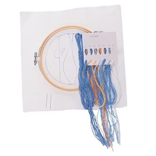 Operitacx 1 Satz Stickset für Anfänger embroidery kit embroidery set Sticknadel selber nähen Stickerei-Kits Sonnenaufgangshandwerk selber machen Stickereimaterial mit Sonnenaufgangsmuster von Operitacx