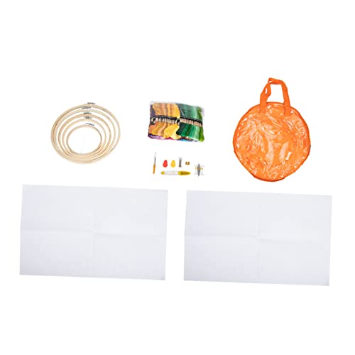 Operitacx 1 Satz Stickwerkzeug-Set sticksets für kinder embroidery kit gestempelte Stickpackungen Tasche für Bastelsets Stickerei Kreuzstich-Stickset DIY-Stickwerkzeug für zu Hause Polyester von Operitacx