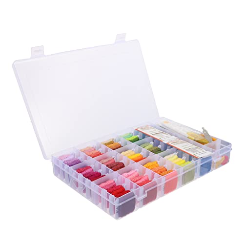 Operitacx 1 Satz Stickwerkzeuge Kreuzstichpackungen Sticksets Für Anfänger Stickset Selber Nähen Werkzeuge Zum Sticken Stickset Selber Machen Sticknadeln Selber Machen Außenbox Kunststoff von Operitacx