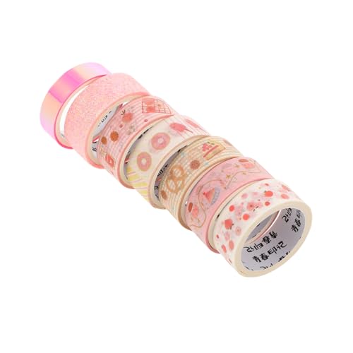 Operitacx 1 Satz Washi-tape Washi Klebeband Diy-dekoration Geschenkband Vielseitiges Tape Dekoratives Washi Tagebuchband Scrapbook-klebeband Druckband Planerband Japanisches Papier 7 Rollen von Operitacx