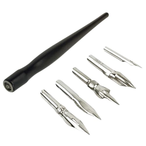 Operitacx 1 Satz schwarzer Stifthalter Stifthalter-Clip roter Stift Farbstift Textmarker schräg skizzenstifte set zeichnen stifte set Stift für dekorative Kunst Zeichenstift Plastik Black von Operitacx