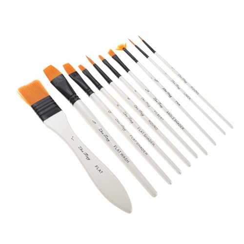 Operitacx 1 Set Aquarell Stift Set Farbe Ölgemälde Set Ölgemälde Zum Üben Pinsel Tragbarer Pinsel Multifunktionspinsel Multifunktions Aquarellpinsel Holz von Operitacx