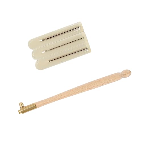 Operitacx 1 Set DIY Stickerei Punch Needle Zubehör Set Mit Anti Rutsch Griff Drei Nadeln Für Handwerk Und Kreative Projekte Ideales Werkzeug Für Stickerei Und Filzen von Operitacx