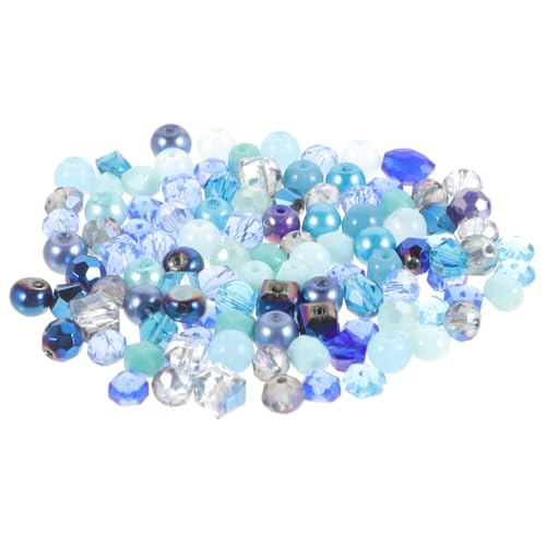 Operitacx 1 beads for bracelets kristallperlen mitgebsel fussball bläulich Schmuckbasteln Zubehör Perlenplatten für die Schmuckherstellung Bausätze Acrylperlen Masse Große Acrylperlen Blue von Operitacx