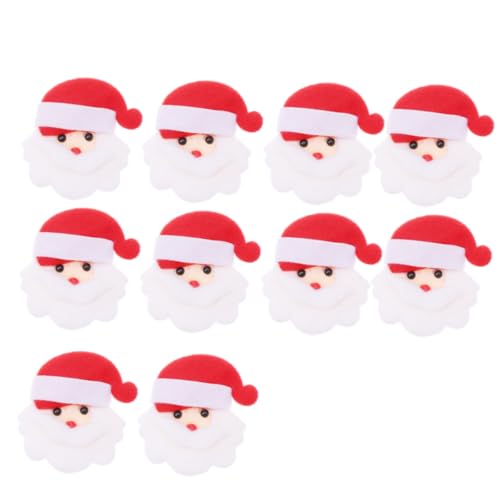 Operitacx Weihnachtsstoffe Aufnäher Santa Claus Applikationen DIY Cartoon Patches Für Haaraccessoires Und Dekorationen Weihnachtsverzierungen Für Kreative Bastelprojekte von Operitacx