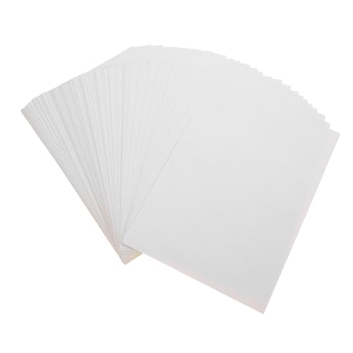 Operitacx 100 Blatt Druckerpapier Wasserfestes Aufkleberpapier Vinyl Aufkleberpapier Leeres Aufkleberpapier Leeres Aufkleberdruckpapier Adressetiketten Druckeraufkleberpapier von Operitacx