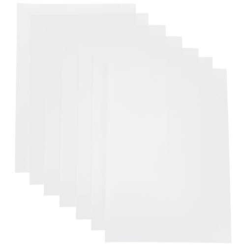 Operitacx 100 Blatt Papier durchscheinend bedruckbar Computerpapier Transferpapier zum Zeichnen durchscheinendes Papier Pergament bedruckbares leeres Papier Pauspapiere Lackmuspapier Weiß von Operitacx