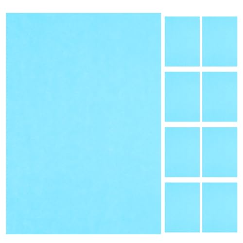 Operitacx 100 Blatt Zeichenpapier Für Drucker Bedruckbares Aufkleberpapier Weißes Papier Fotopapier Für Drucker Toilettenpapier Masse Pastellfarbenes Papier Aufkleberdruckerpapier Blue von Operitacx